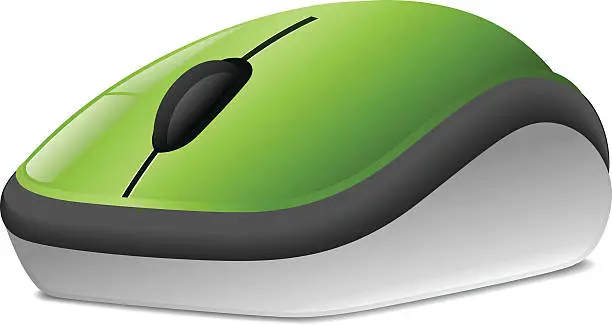 Vector illustration of Wireless computer mouse