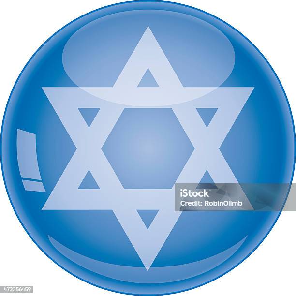 Estrela De David Globo - Arte vetorial de stock e mais imagens de Estrela de David - Estrela de David, Azul, Cultura de Israel