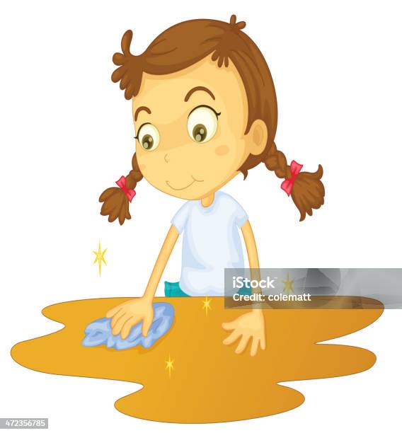 Cleaning Stock Illustration - Download Image Now - Adult, Chores, Cleaning