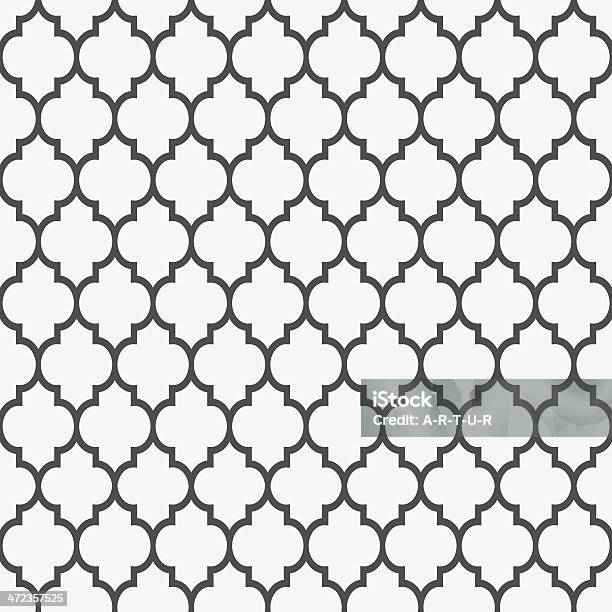 Islamic Vector Pattern Bottom Line Islamic Vector Pattern Stock Illustration - Download Image Now - Arabic ...