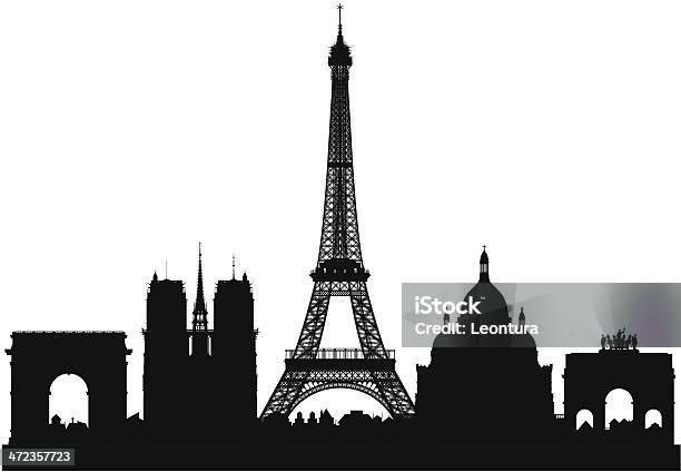 Paris Stock Vektor Art und mehr Bilder von Paris - Paris, Vektor, Architektur