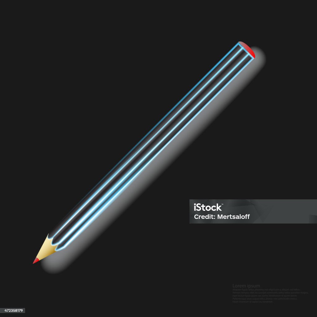 - карандаш - Векторная графика Абстрактный роялти-фри