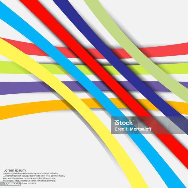 Couleur Arrièreplan De Ligne Vecteurs libres de droits et plus d'images vectorielles de Abstrait - Abstrait, Créativité, Espace cosmique