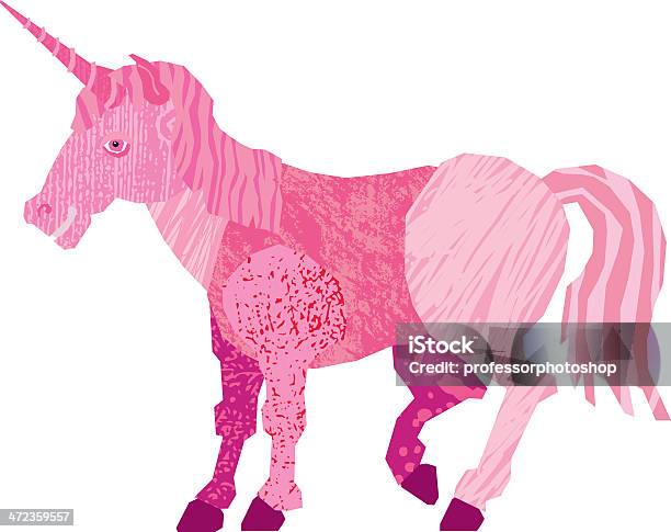 Ilustración de Rosa Unicornio y más Vectores Libres de Derechos de Animal - Animal, Clip Art, Con cuernos
