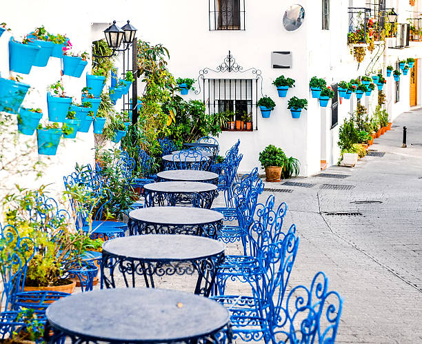 mijas street - southern charm photos et images de collection