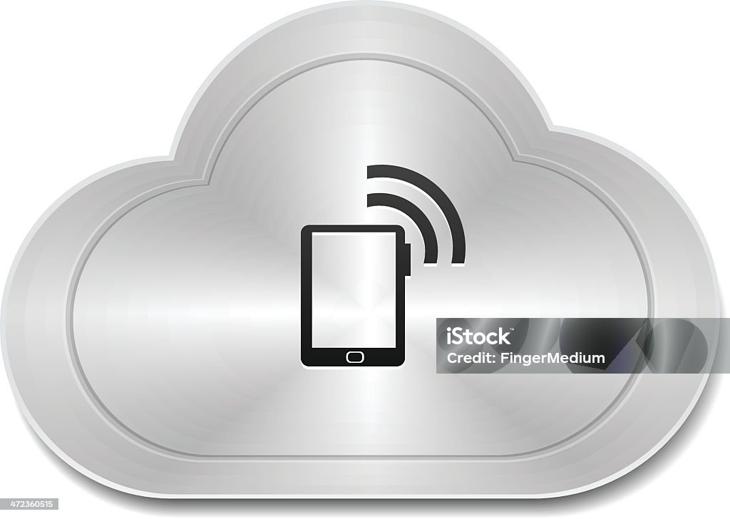 Cloud computing-Konzept - Lizenzfrei Ausrüstung und Geräte Vektorgrafik