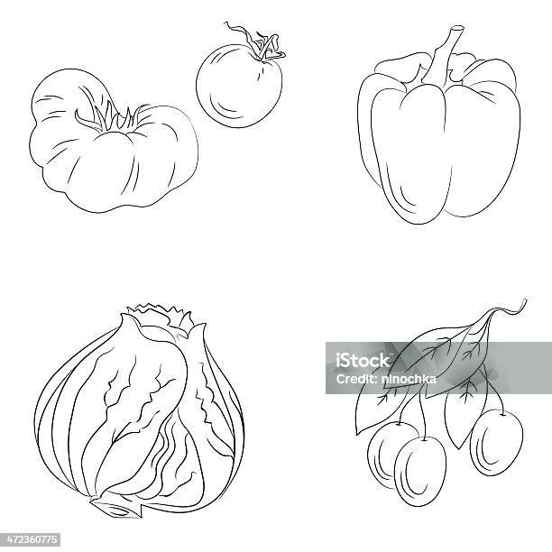 Vegetables Stock Illustration - Download Image Now - Agriculture, Autumn, Backgrounds