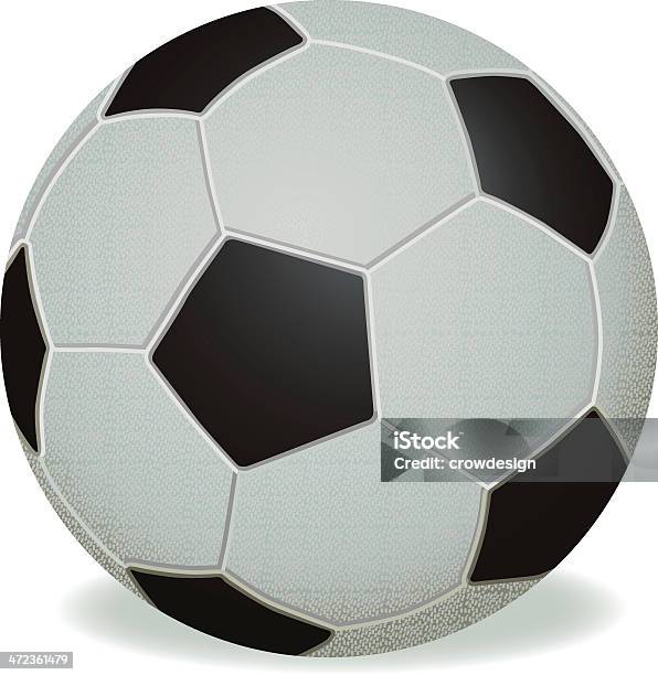 Fußball Ball Stock Vektor Art und mehr Bilder von Ausrüstung und Geräte - Ausrüstung und Geräte, ClipArt, Clipping Path