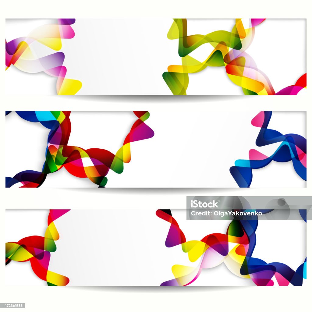 Abstract Banner Frame Abstract Banner With Forms Of Empty Frames Stock Illustration ...