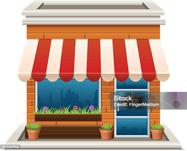 Store Stock Illustration - Download Image Now - Store, Three Dimensional, Small Business