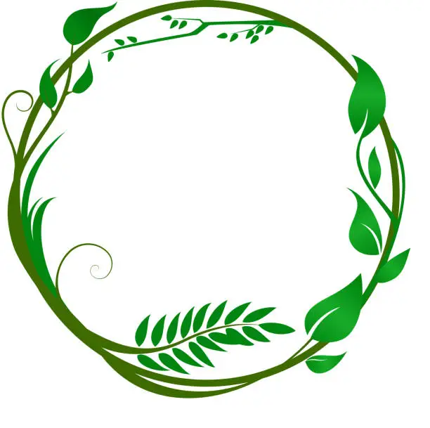 Vector illustration of Green ring