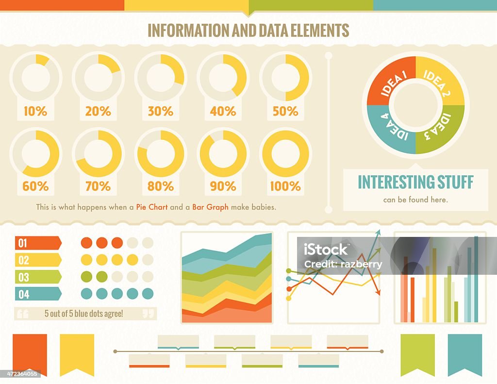 Infografiki i elementy danych - Grafika wektorowa royalty-free (Arkusz kalkulacyjny)