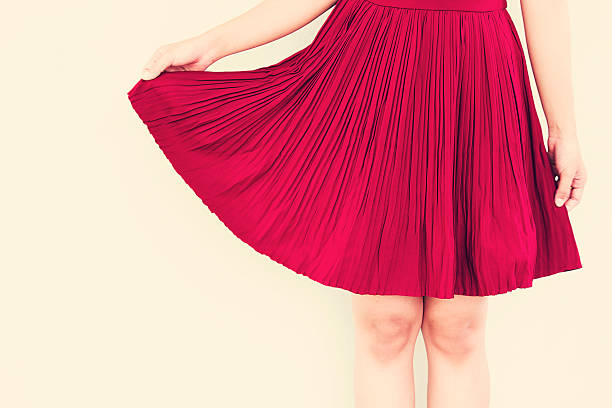 Vintage,Red skirt