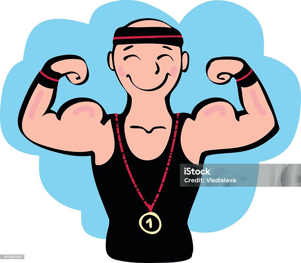 Strongman - Grafika wektorowa royalty-free (Biceps)