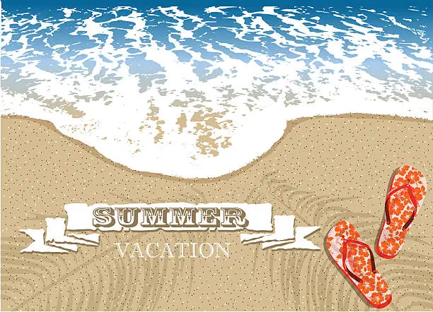 Vector illustration of summer vacation