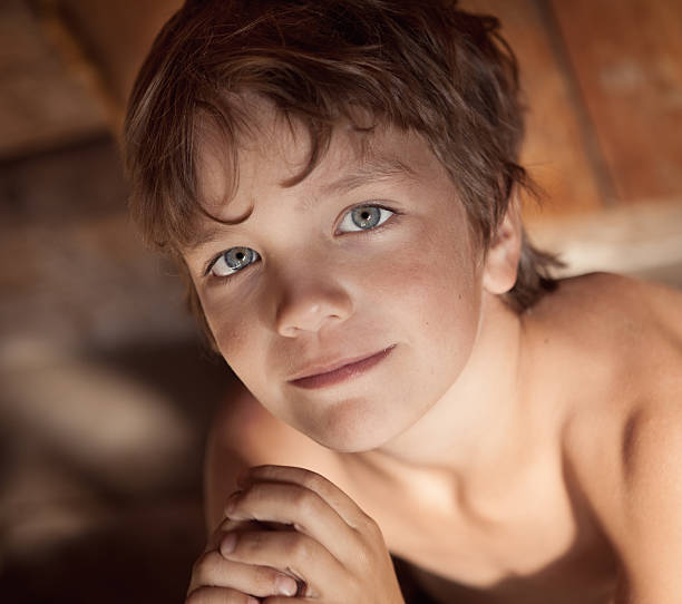 istock Portrait of happy joy boy 472367618