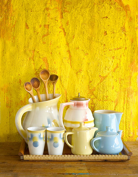 istock collection of vintage dishes 472368046