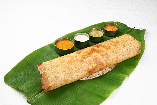 istock South Indian food  dosa with chutney. 472368940