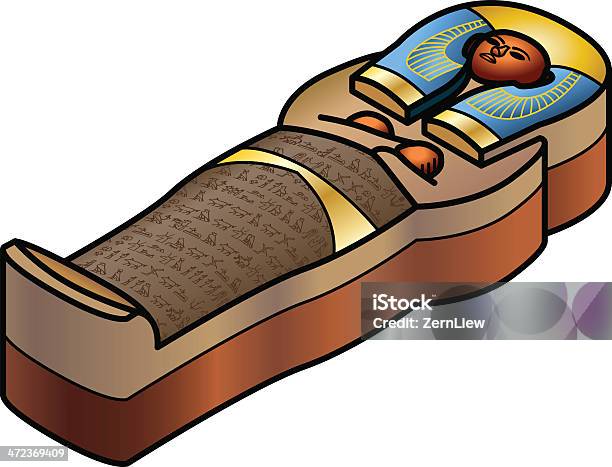 Sarcophagus Stock Illustration - Download Image Now - Active Lifestyle, Adult, Africa