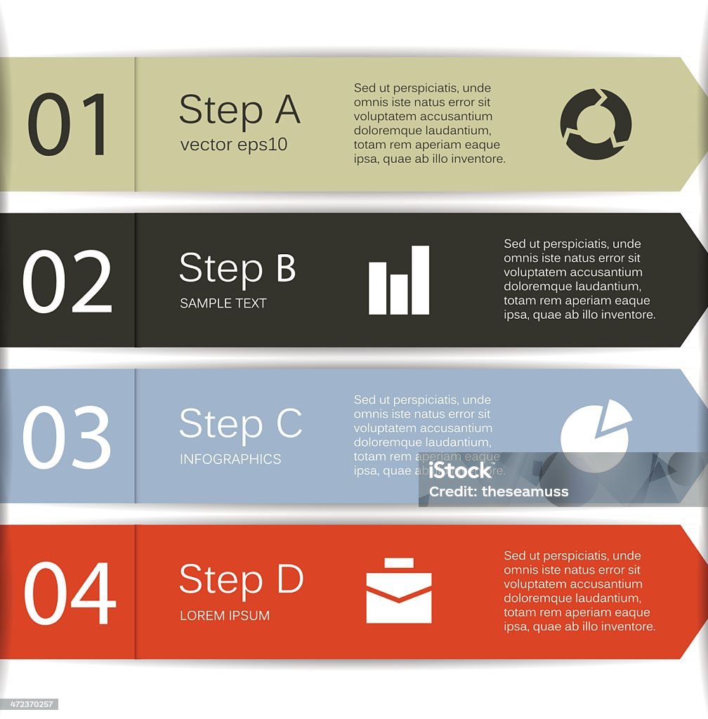 Modern vector template for your business project Layout for your options. Can be used for info graphic. Abstract stock vector