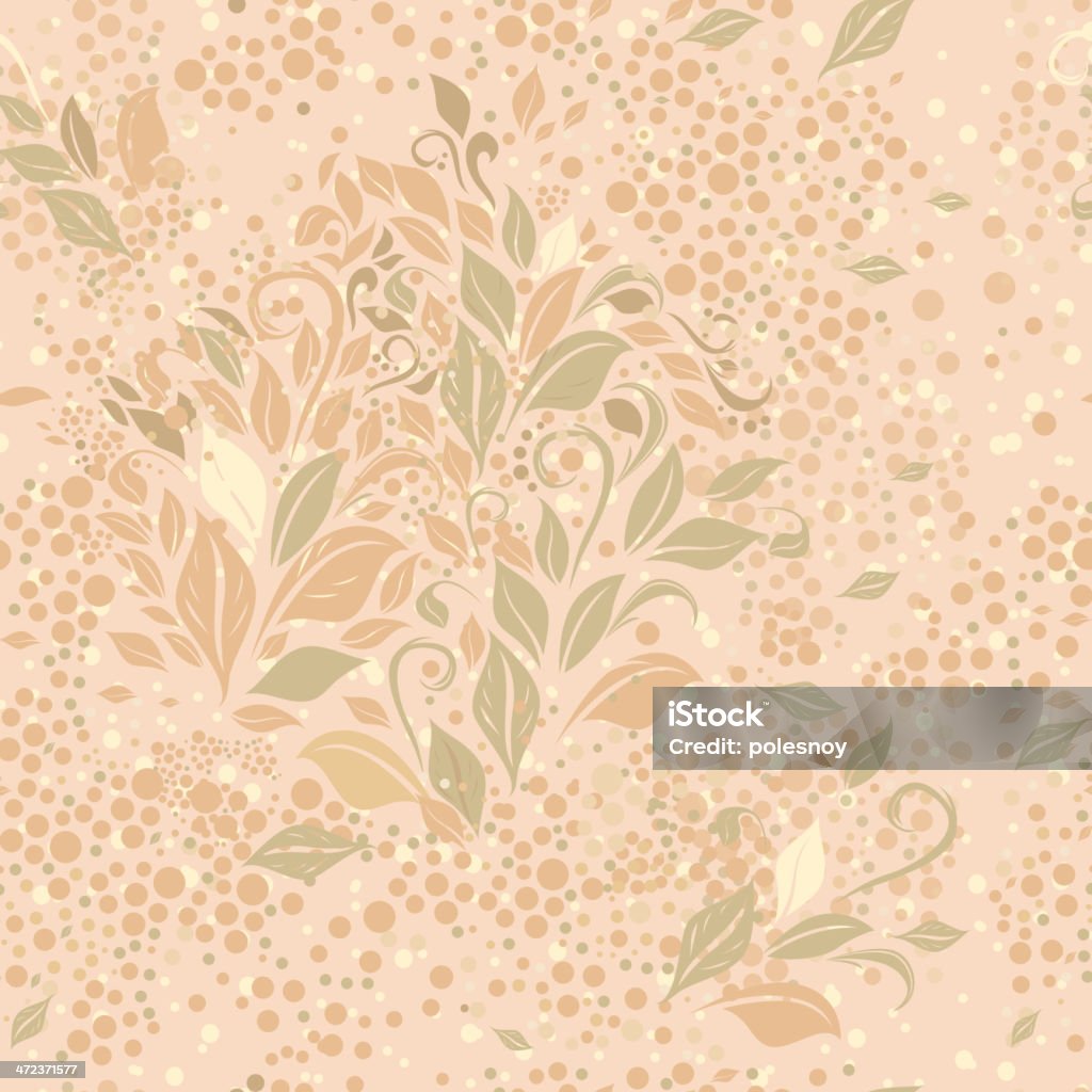 Leaf_pattern-1 The illustration of light pink leaves pattern Autumn stock vector