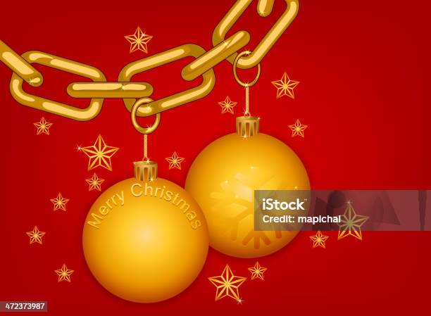 Gold Chain Merry Christmasenglische Redewendung Stock Vektor Art und mehr Bilder von Berühmte Persönlichkeit - Berühmte Persönlichkeit, Biegung, Bildhintergrund