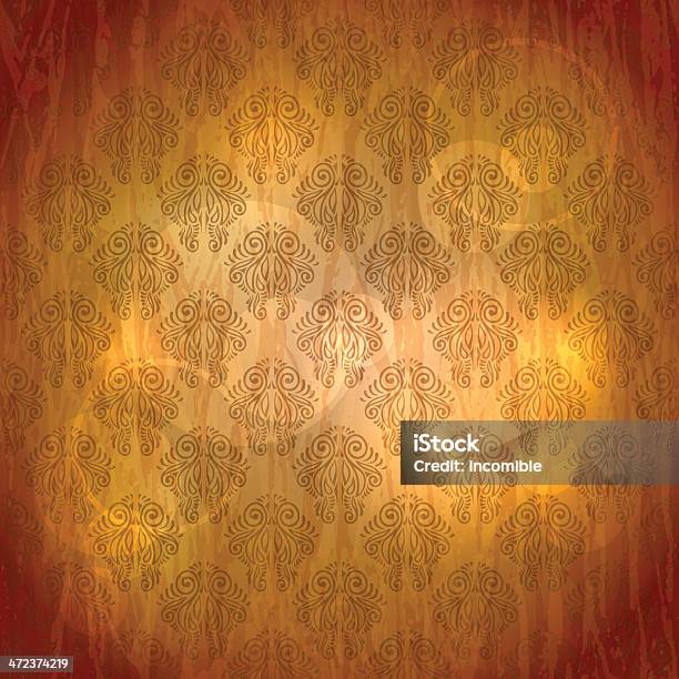 Old Topic Pattern Seamless Vintage Pattern On Old Paper Texture Stock Illustration ...