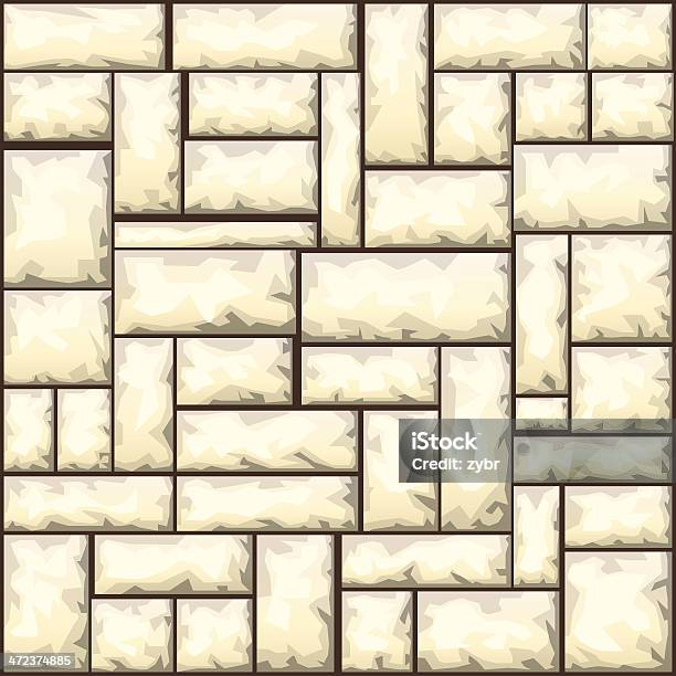 Stone Seamless Pattern Stock Illustration - Download Image Now - Architecture, Backgrounds, Brick