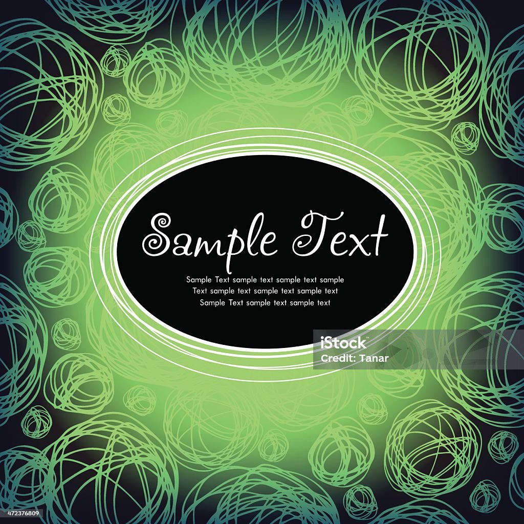 Green Textum Green Effect Texture With Text Frame Stock Illustration - Download ...