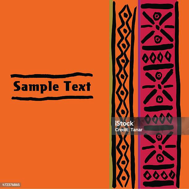 Text Frame African Orange African Text Background Stock Illustration - Download Image Now ...