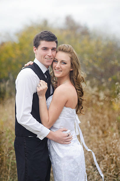 istock Newly Married Bride and Groom 472377114