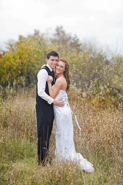 istock Newly Married Bride and Groom 472377120