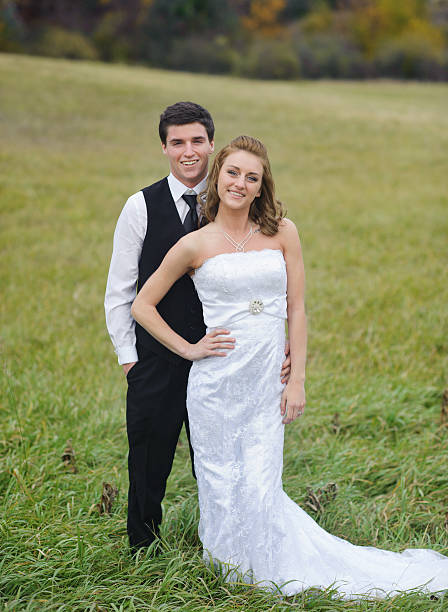 istock Newly Married Bride and Groom 472377126