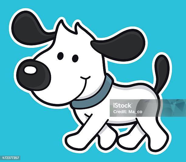 Cartoon Dog Walking Stock Illustration - Download Image Now - Dog, Cartoon, Paw