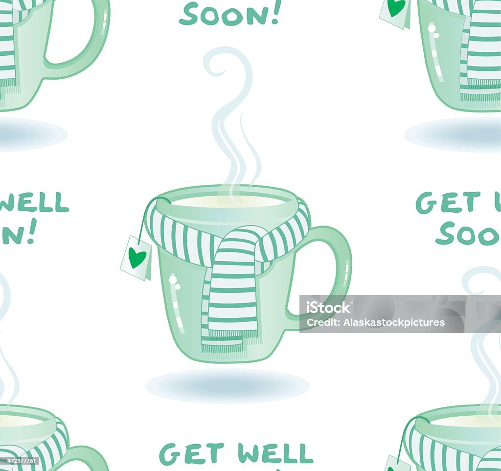 Avere ben presto! (seamless pattern) - arte vettoriale royalty-free di Get well soon - Frase inglese