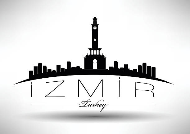 современный город дизайн - izmir stock illustrations