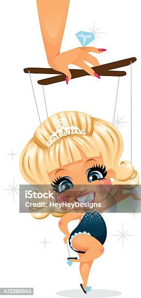 Pageant Girl Stock Illustration - Download Image Now - Artificial, Beautiful People, Beauty
