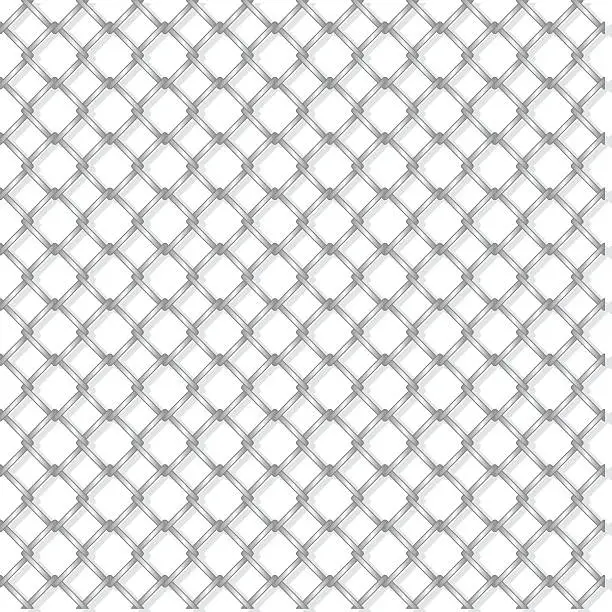 Vector illustration of chain link pattern