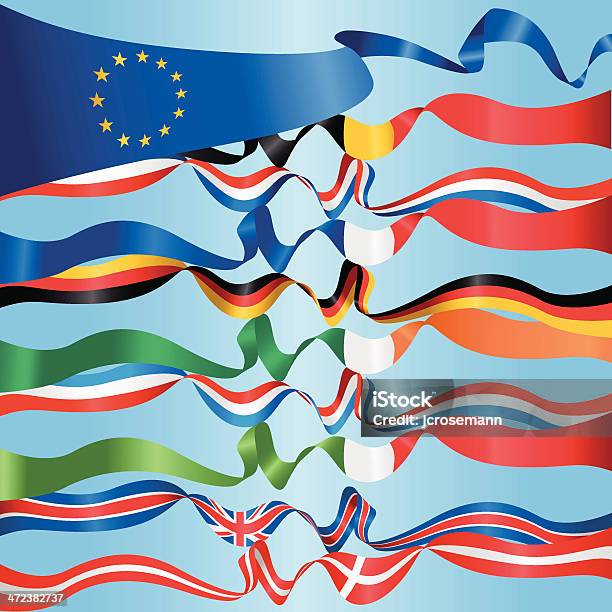 Ilustración de Banners Europea y más Vectores Libres de Derechos de Alemania - Alemania, Bandera, Pancarta