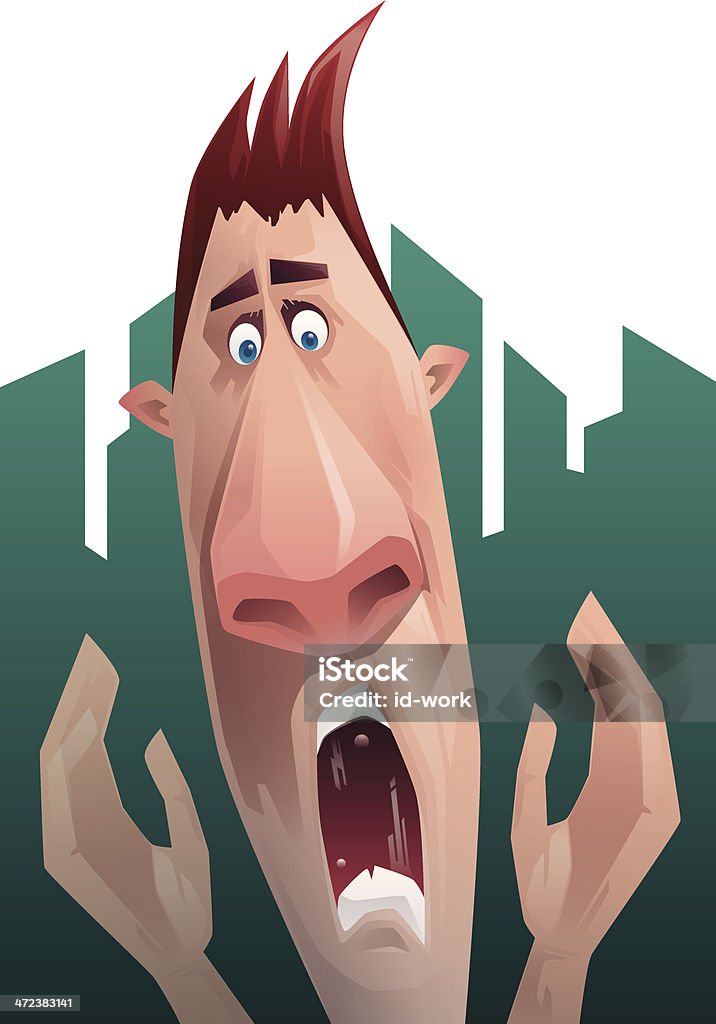 Shocking Vector Character Shocking Stock Illustration - Download Image Now - Disgust, Human Face ...