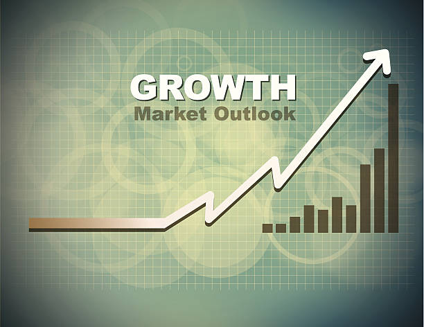 Market outlook chart Vector of Market outlook chart shows growth rate changes! EPS ai 10 file format. Ependymoma Market Growth Unveiled: Strategic Future Insights stock illustrations