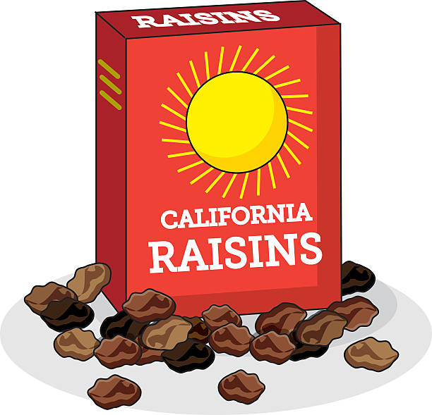 коробка изюм - raisin stock illustrations