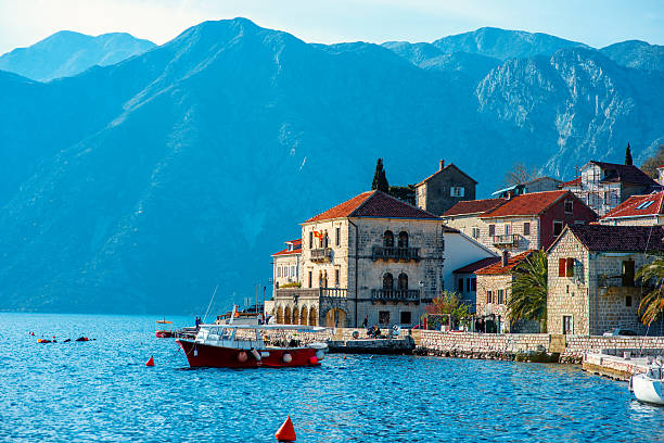 istock Perast city in Kotor bay 472387036