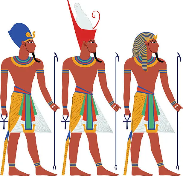 Vector illustration of Ancient Egypt Pharaoh Pack For Passover