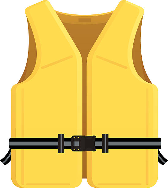 kamizelka ratunkowa - life jacket obrazy stock illustrations