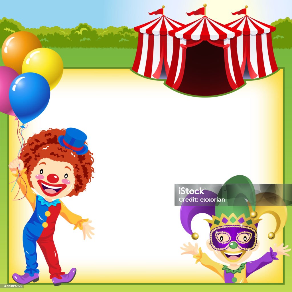 Circus Notice Circus notice. Entertainment Tent stock vector