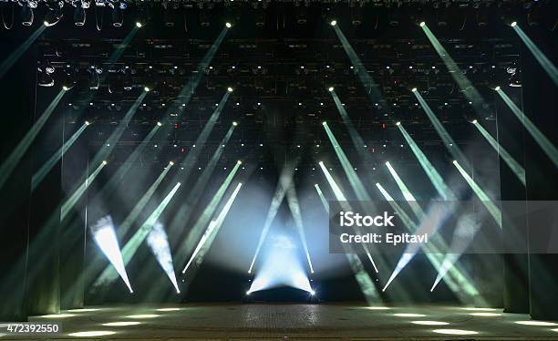 Concert Stage Stock Photo - Download Image Now - Stage - Performance Space, Theatrical Performance, Rock Music