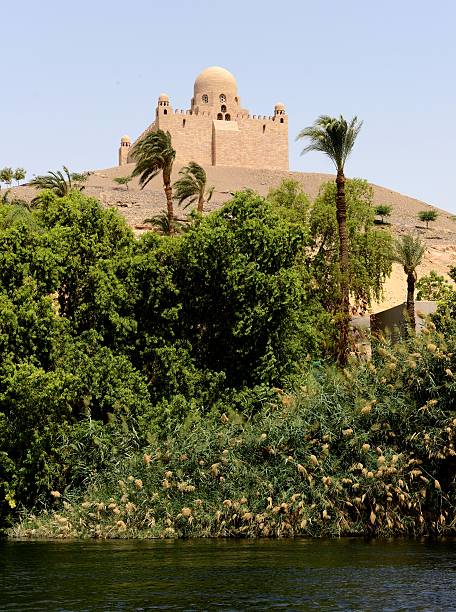 Aga Khan Mauseleum Aga khan mausoleum from the river nile aga khan iv stock pictures, royalty-free photos & images