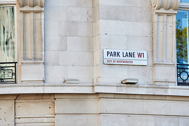 istock Park Lane sign 472394386