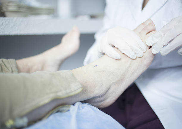 istock Podology podologist chiropody treatment clinic 472398648